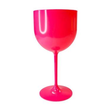Imagem de Taça de Gin Acrílico Neon - 600ml - Grupo Toys, Rosa Neon