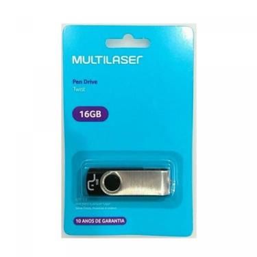 Imagem de Pen Drive Multilaser Twist 16GB USB 2.0