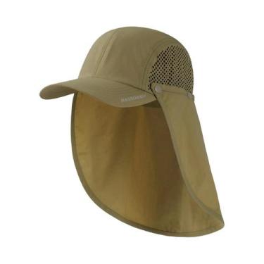 Imagem de Chapéu de Pesca Dobrável UPF 50+ - Boné de Beisebol com Aba Removível 