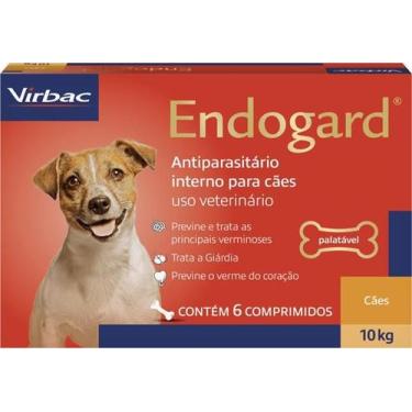 Imagem de Vermífugo Endogard para Cães até 10 kg  6 Comprimidos - Virbac
