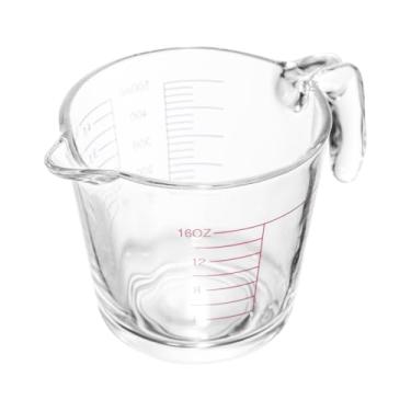 Imagem de LYOR - Jarra Medidora de Vidro com Marcação em Vermelho 660ml