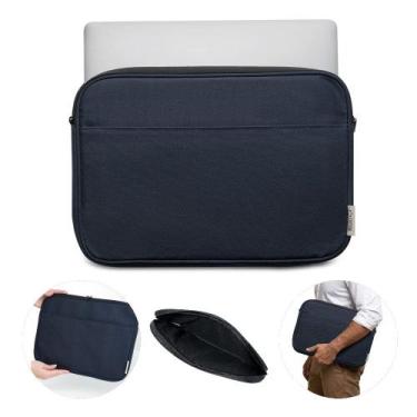 Imagem de Porta Notebook 15.6" Acolchoado Canvas com Bolso Frontal para Viagem e