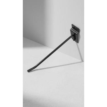 Imagem de Gancho Painel Canaletado 20cm Preto 100 Unid - Congratulations Store
