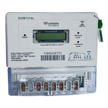 Imagem de Medidor Energia Elétrica Bifásico Dowertech 110v 220v 120A - WASION