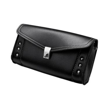 Imagem de Bolsa De Couro Impermeável Universal Para Motocicleta Com Studs Para R