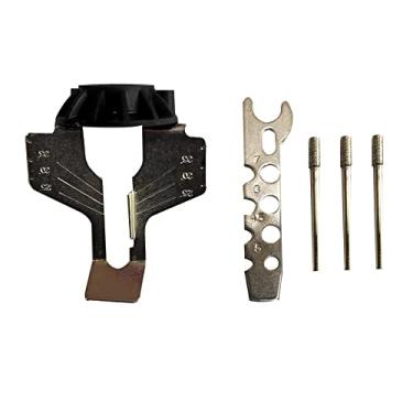 Imagem de yeacher Conjunto de ferramentas de perfuração 5 peças de ferro afiador de motosserra Broca de amolar Máquina de afiação de brocas Máquina de polir trituradora elétrica Correntes de serra