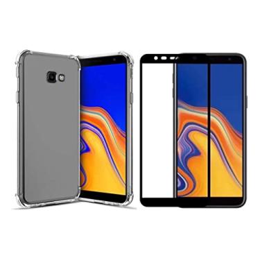 Imagem de Capinha Antichoque + Vidro 3D Compatível com Samsung Galaxy J4 J400