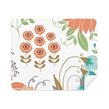 Imagem de Pano de limpeza de tinta verde laranja limpador de tela 2 peças tecido de camurça