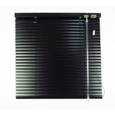 Imagem de Persiana Horizontal 25Mm Alumínio Crisdan Largura 1,80 X 1,30 Altura Preto