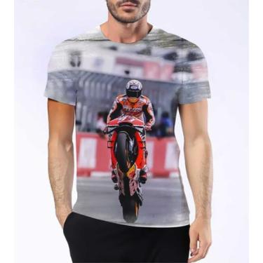 Imagem de Camisa Camiseta Marc Márquez Piloto De Motociclismo Gp 5 - Estilo Krak