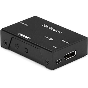 Imagem de StarTech. Com amplificador de sinal DisplayPort - amplificador de sinal de vídeo DisplayPort para DisplayPort - extensor DisplayPort 4K 60Hz (DPBOOST)