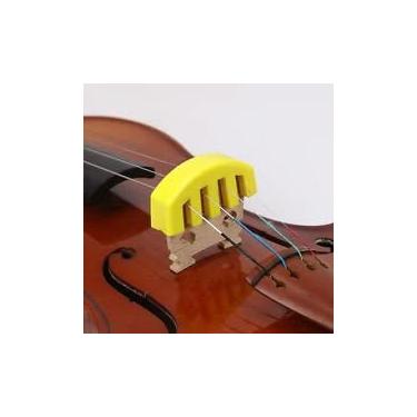 Imagem de MUSICAL STRING Violin – Prática de borracha Viola – Amarelo mudo