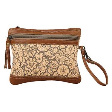 Imagem de Myra Bag Bolsa de pulso Orange Sparsh Upcycled Canvas & Leather Bag S-1585