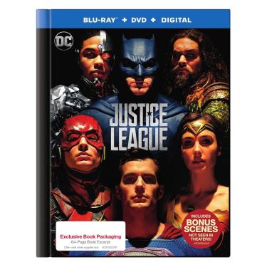 Imagem de Justice League Limited Edition (Blu-Ray + DVD + Digital) with Exclusive 64-Page Book Packaging [Blu-ray]