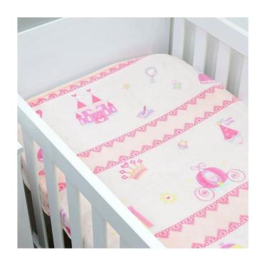 Imagem de Cobertor Flannel Kyor Infantil Princesa 90x110cm Jolitex