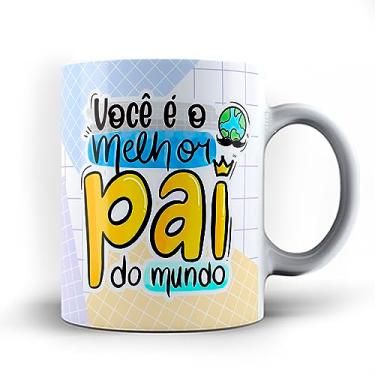 Imagem de Caneca xicara você é melhor Pai do mundo 23 (Branca)