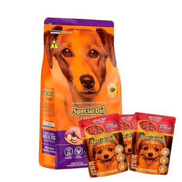 Imagem de Ração Cães Special Dog Ultralife Raças Pequenas Cães Adultos Frango E Arroz 15kg + Sachê