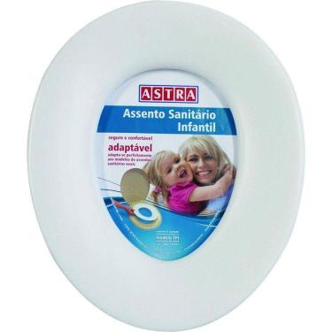 Imagem de Assento Sanitário  Infantil sem Tampa Adaptador Redutor para Vaso Sanitário Oval
