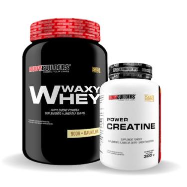 Imagem de Kit Waxy Whey 900g + Power Creatina 300g - Bodybuilders (Baunilha)