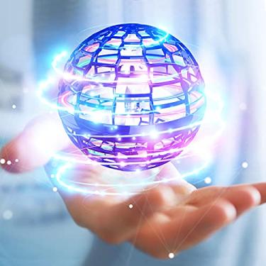 Imagem de Flying Ball Drone Magic Ball Flying Toy Hand Operated Drones for Kids or Adults - Flying Boomerang Spinner with Endless Tricks 360°Rotating & LED