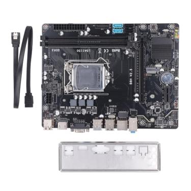 Imagem de Placa-mãE de Computador B8H H81, Placa-mãE para Jogos LGA1150, 16G DDR3 Mob Com SATA3.0, SATA2.0, Slot Gráfico PCI - E X16, Placa de Rede Gigabit Integrada