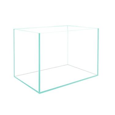 Imagem de AWXZOM Tanque pequeno nano sem aro, aquário de vidro transparente, 1,1 galão, 7,8 x 5,5 x 5,9 polegadas/20 x 14 x 15 cm, aquário Betta