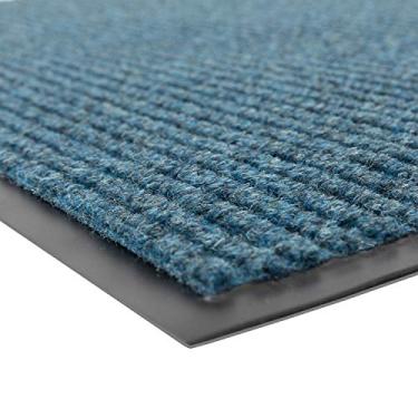 Imagem de (0.6m Width x 0.9m Length, Slate Blue) - NoTrax 109 Brush Step Entrance Mat, for Lobbies and Indoor Entranceways, 0.6m Width x 0.9m Length x 1cm Thickness, Slate Blue
