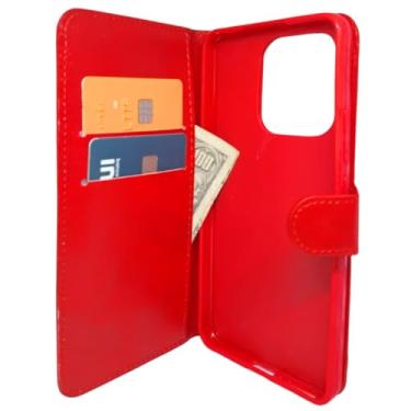 Imagem de Capa Carteira Para Xiaomi Redmi Note 13 4G (Tela de 6.67) Vermelho