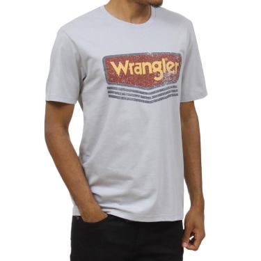 Imagem de Camiseta Masculina Cinza Original Wrangler 33346-Masculino