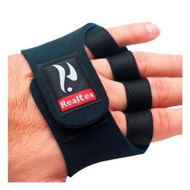 Imagem de Protetor de Palma Neoprene Realtex, Preto, Pequeno