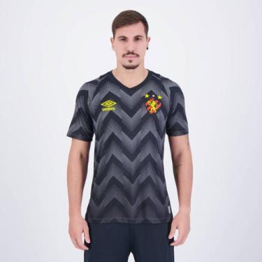 Imagem de Camisa Umbro Sport Recife Goleiro 2024 Preta, EG