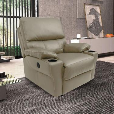 Imagem de Poltrona do Papai Sala de Cinema Mia Reclinável Retrátil Power Elétric