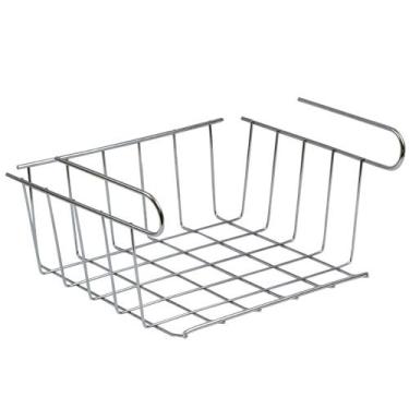 Imagem de Cesto Organizador de Armário Gaveta Organizadora Pequena Cromada - Pas