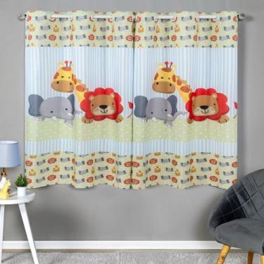 Imagem de Cortina Com Ilhós Tematicas Para Quarto de Meninos, Varão de 2 Metros 