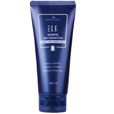 Imagem de Shampoo ELE Multibenefícios Limpa Perfuma Pratico Barba - Sofisticatto