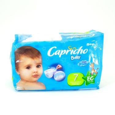 Imagem de Fraldas descartáveis capricho baby toque macio gruda e desgruda, EG