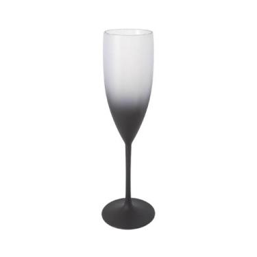 Imagem de Taça De Champanhe Acrílico Degrade 160 ML - M&Ca. Plásticos,  Preto