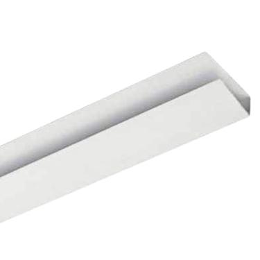 Imagem de Kit/6 Acabamento Perfil U Rodaforro De Pvc De 1 Metro Branco