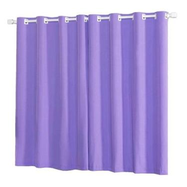 Imagem de Cortina Oxford 2,80 x 1,50 Inibe a Claridade - DH Enxovais, Lilás