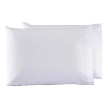 Imagem de Par De Fronha 0,70 Cm X 0,50 Cm Percal 200 Fios Algodão - Simar Enxova