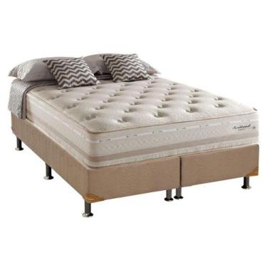 Imagem de Conjunto box + colchão scotland 193x203x33 - HERVAL