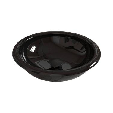 Imagem de Kit Cuba De Apoio Ou Sobrepor Lume Com Válvula Click Black Preto Brilho