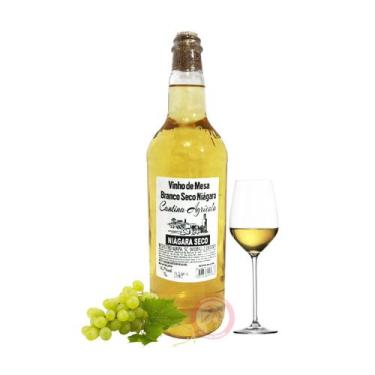 Imagem de Bebida Alcoólica Vinho Branco Seco de Mesa Cantina Agrícola 1 Litro