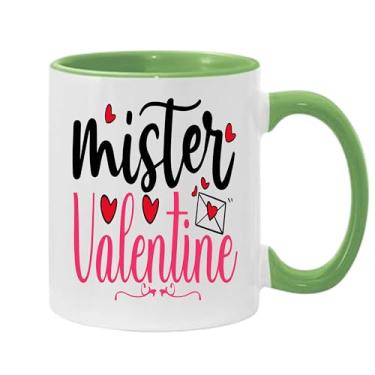 Imagem de SpreadPassion Caneca de café Mister Valentine, presente para namorado e namorada, ideia de presente de dia dos namorados, presente para marido e esposa, ideia de presente de aniversário do dia dos