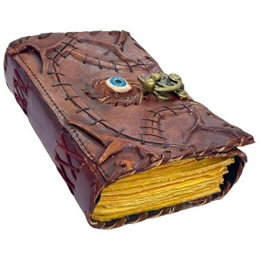 Imagem de HINDORO Livro de feitiços Hocus Pocus, livros de feitiços de grimório com feitiços reais, decoração de decoração de Halloween, livro de feitiços, livro de feitiços, presentes de bruxa para mulheres,