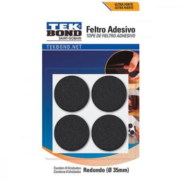 Imagem de Adesivo Feltro Red.35Mm Pr Tekbond C/8