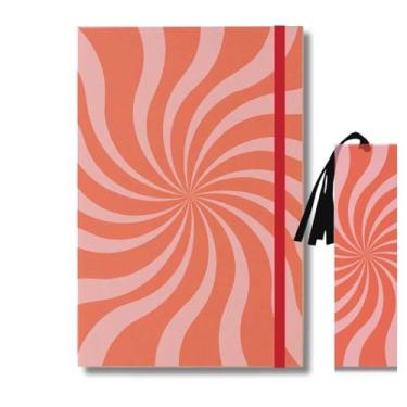 Imagem de Caderno Kraft A5-50 Folhas + Marcador de Página Groovy 03