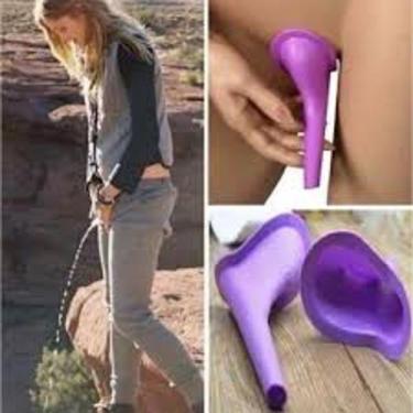 Imagem de Funil higiênico para mulheres urinarem em pé. - M&c