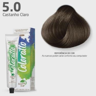 Imagem de Tinta Itallian Color coloratto castanho claro 5.0 60G
