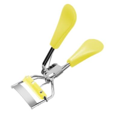 Imagem de Modelador de cílios com pente embutido, modelador de cílios profissional, acessórios para todos os formatos amarelos.